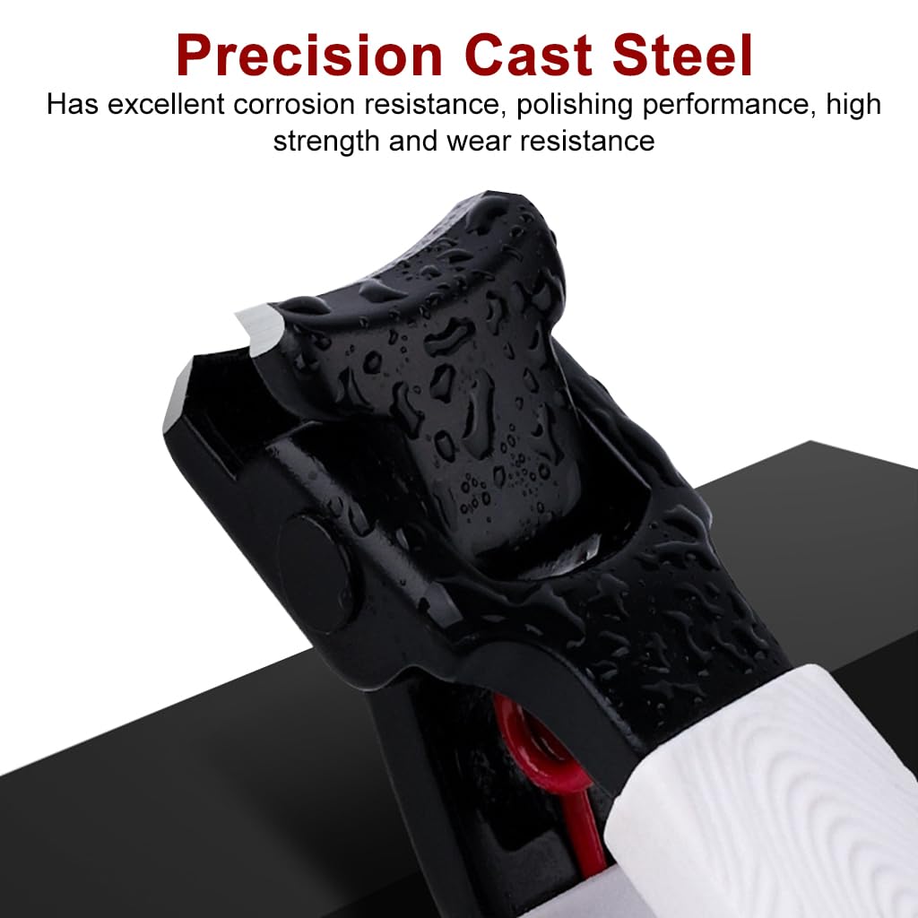 MAYCREATE Nail Cutter For Men Heavy Duty Stainless Steel Toenail Fingernail No Splash Trimmer With Catcher Nail Clipper for Thick Nail Toeail Clipper Portable Nail Clipper, White MAYCREATE Nail Cutter For Men Heavy Duty Stainless Steel Toenail Fingernail No Splash Trimmer With Catcher Nail Clipper for Thick Nail Toeail Clipper Portable Nail Clipper, White
